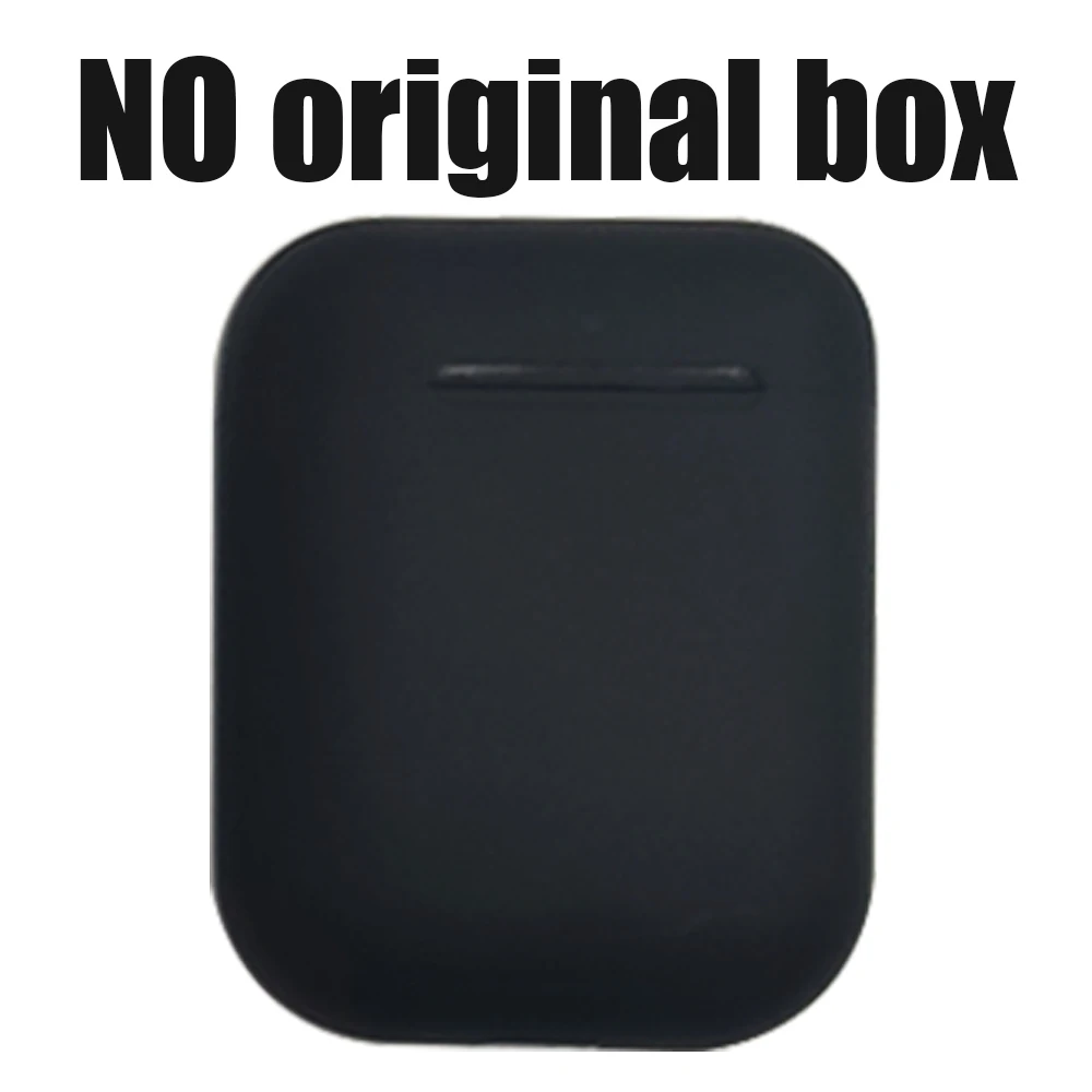 i12 D black no box I12 tws оригинальные матовые беспроводные наушники 5,0 bluetooth наушники сенсорные мини-наушники i12tws наушники для мобильных телефонов - Цвет: i12 D black no box