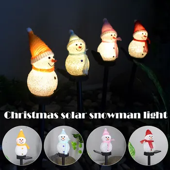 

Solar Snowman Decoration Lights Garden Lawn Courtyard Landscape Lighting Christmas LED Lamp TP899