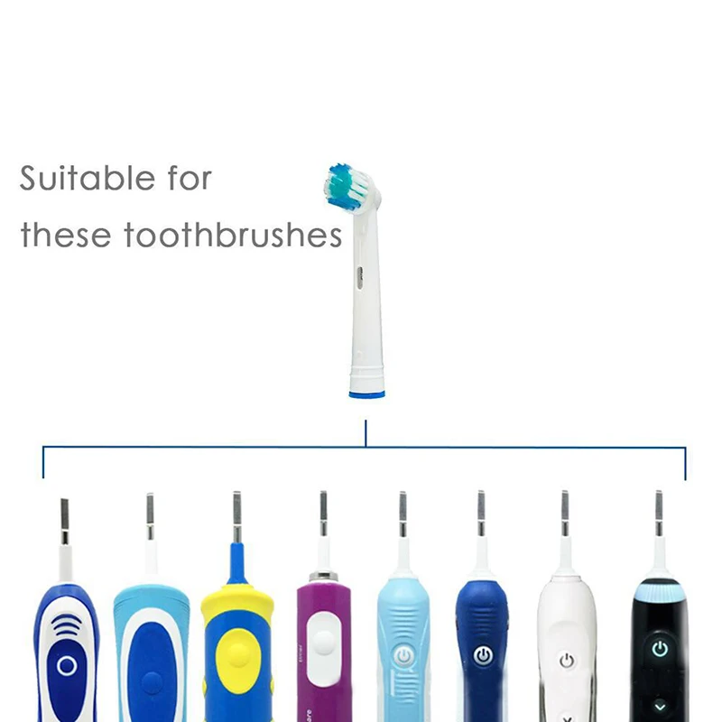 New 4Pcs Electric Toothbrush Heads Replaceable Brush Heads For Oral B Dual Clean Health Triumph Electric Replacement Brush Heads 5