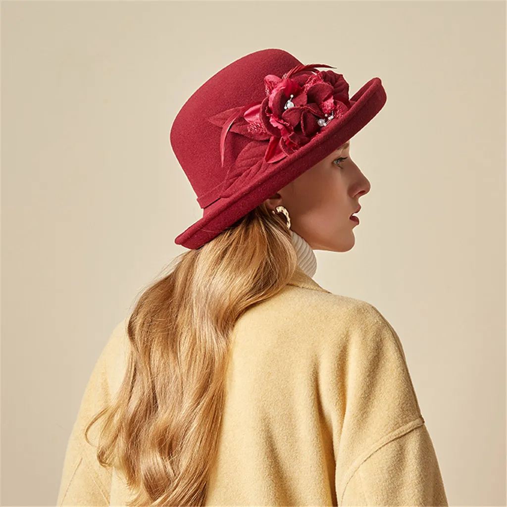 Модные женские береты, элегантные шапки с цветочным принтом, новинка, осенне-зимние шапки, женские шапки для вечеринки, французский берет, шапочки# D