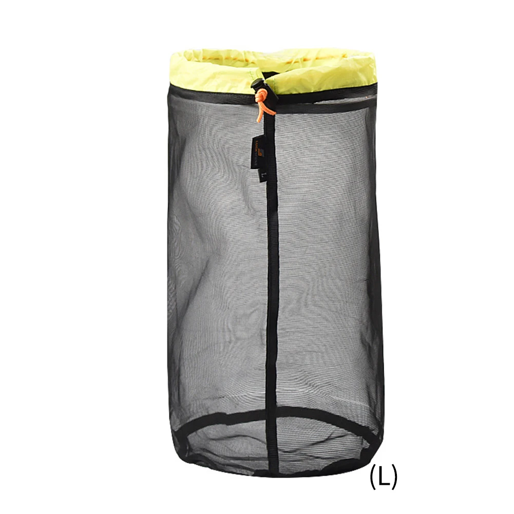 

Foldable Hiking Toys Sack Outdoor Sports Home Ultralight Stuff Camping Tool Traveling Organizer Drawstring Mesh Storage Bag