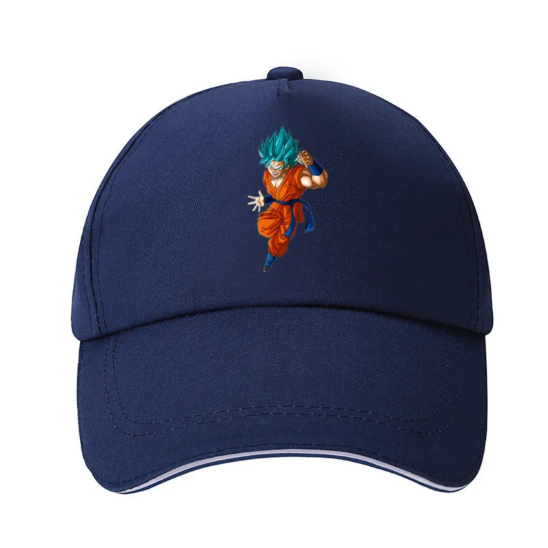 Аниме DragonBall Z Повседневная шляпа для отца хлопковая кепка регулируемая бейсболка s Snapback хип-хоп Gorras Bone с принтом солнцезащитная Кепка для 8 - Цвет: 17