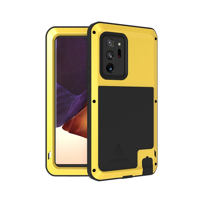 For Samsung Note 20 Case Heavy Duty Armor Metal