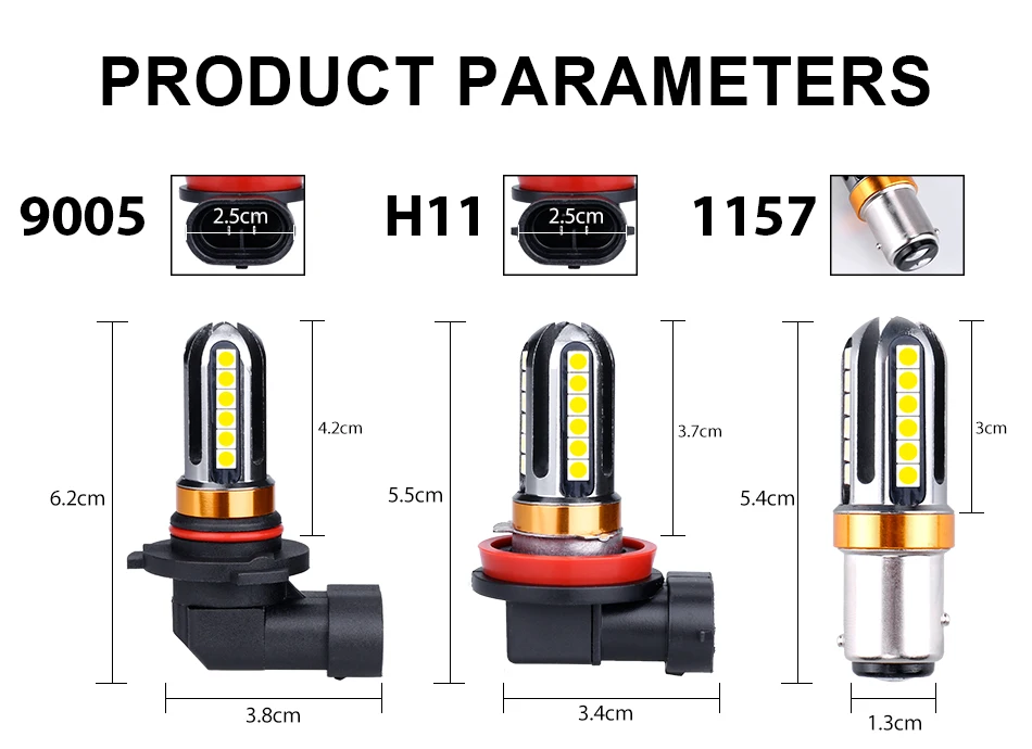 2 шт. автомобиль H8 H11 светодиодный 9005 HB3 9006 HB4 H7 H4 H16 3030 автомобиля SMD led лампы дневного света светильник PSX24W лампы поворот парковка 1156 12V