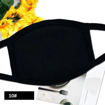 

Multi-Style Cartoon Cotton Mouth Mask Anti dust Mouth-muffle Washable Black Mask