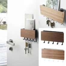 Японский стиль деревянный крюк для хранения бытовой ключ для хранения крюк для стены Ретро Уникальный крюк для хранения