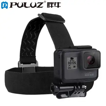 

PULUZ Waterproof Head Band Mount Adjustable Elastic Head Band Strap for GoPro Hero 5 4 Session 3+3 2 1