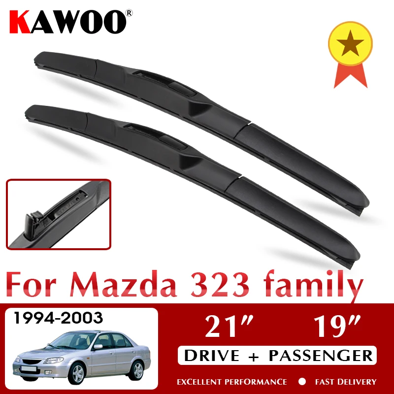KAWOO щетки стеклоочистителя для Mazda 323 family 1994-2003 лобовое стекло аксессуары