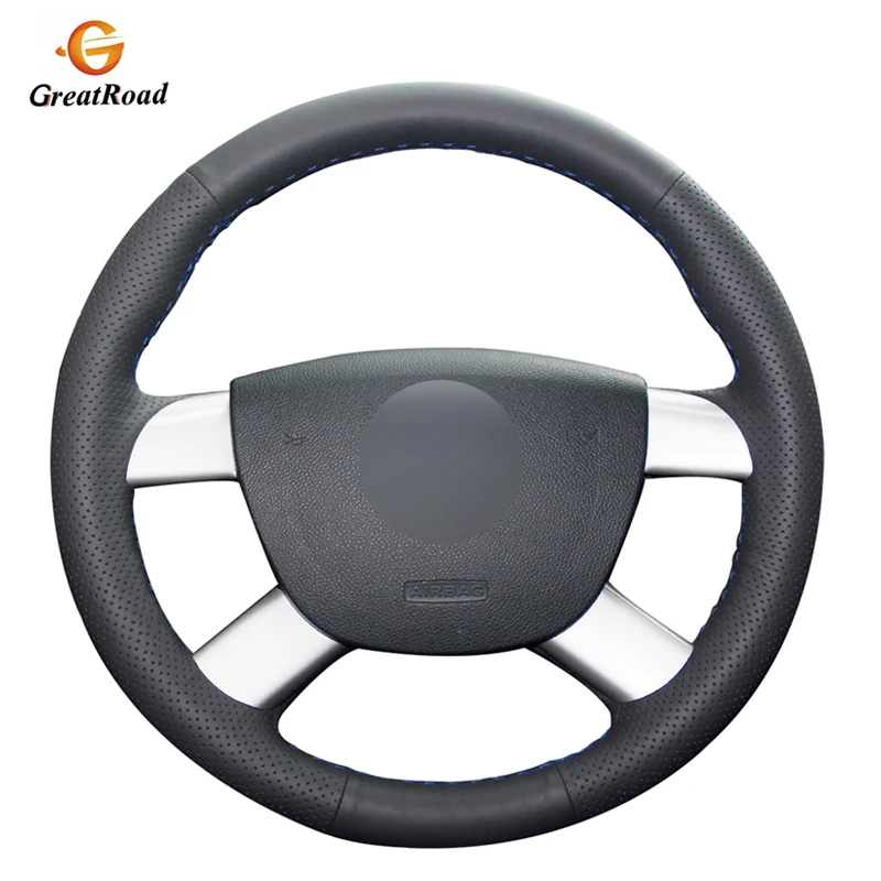 

Hand-stitched Black PU Artificial Leather Steering Wheel Cover for Ford Kuga 2008-2011 Focus 2 2005-2011 C-MAX 2007-2010