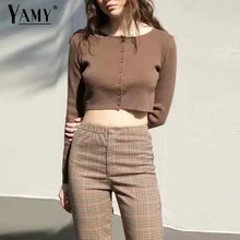 Белый черный кардиган kawaii Укороченный кардиган женский вязаный короткий свитер в Корейском стиле женские сексуальные свитера милые винтажные осенние