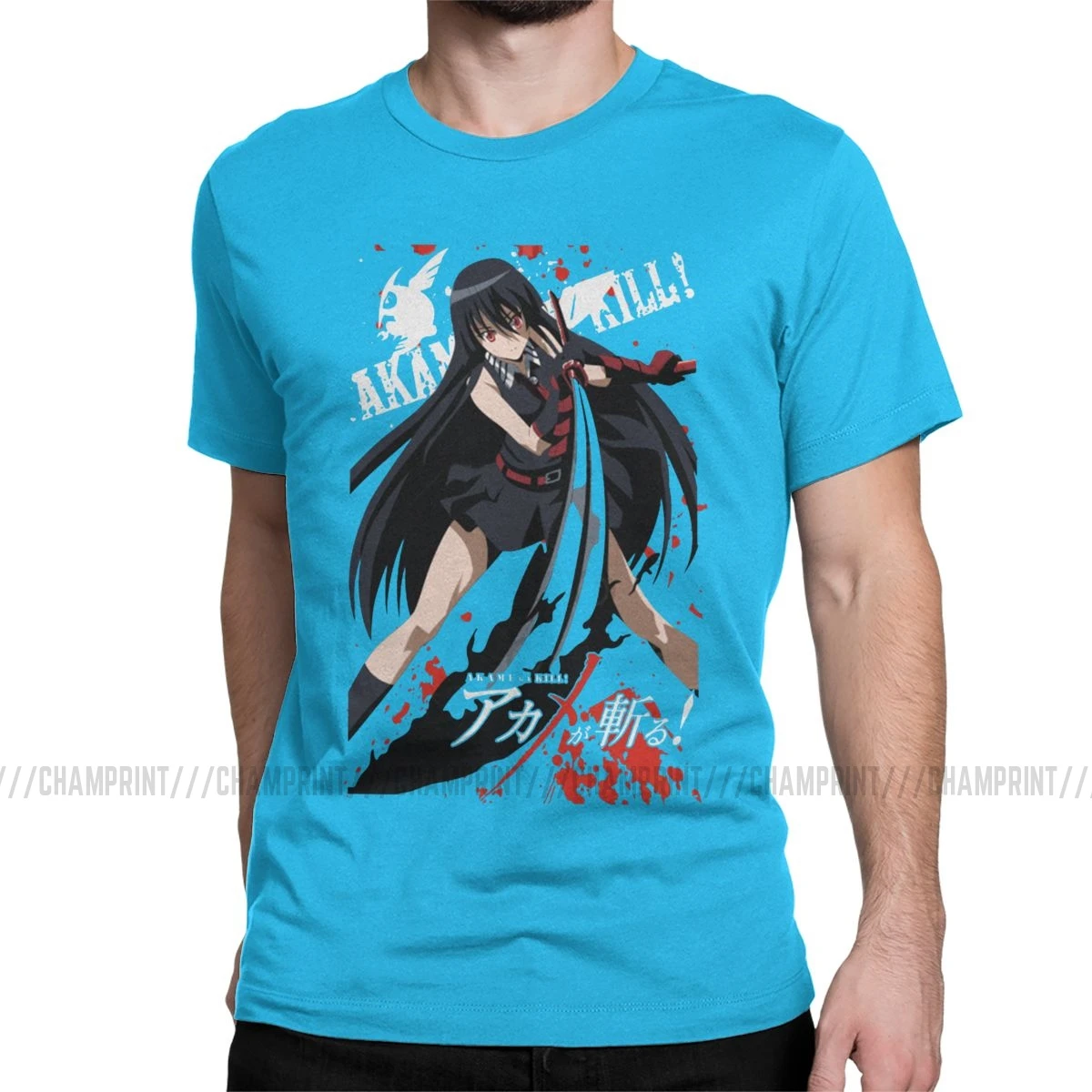 Akame Ga KILL Night Raid T-shirts Cotton Short Sleeve Raglan Tees Lovers Clothes