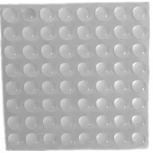 128PCS 4MM*1MM SELF ADHESIVE ANTI SLIP BUMPERS SILICONE RUBBER FEET PADS  GREAT SILICA GEL SHOCK ABSORBER FOR CABINET DOORS