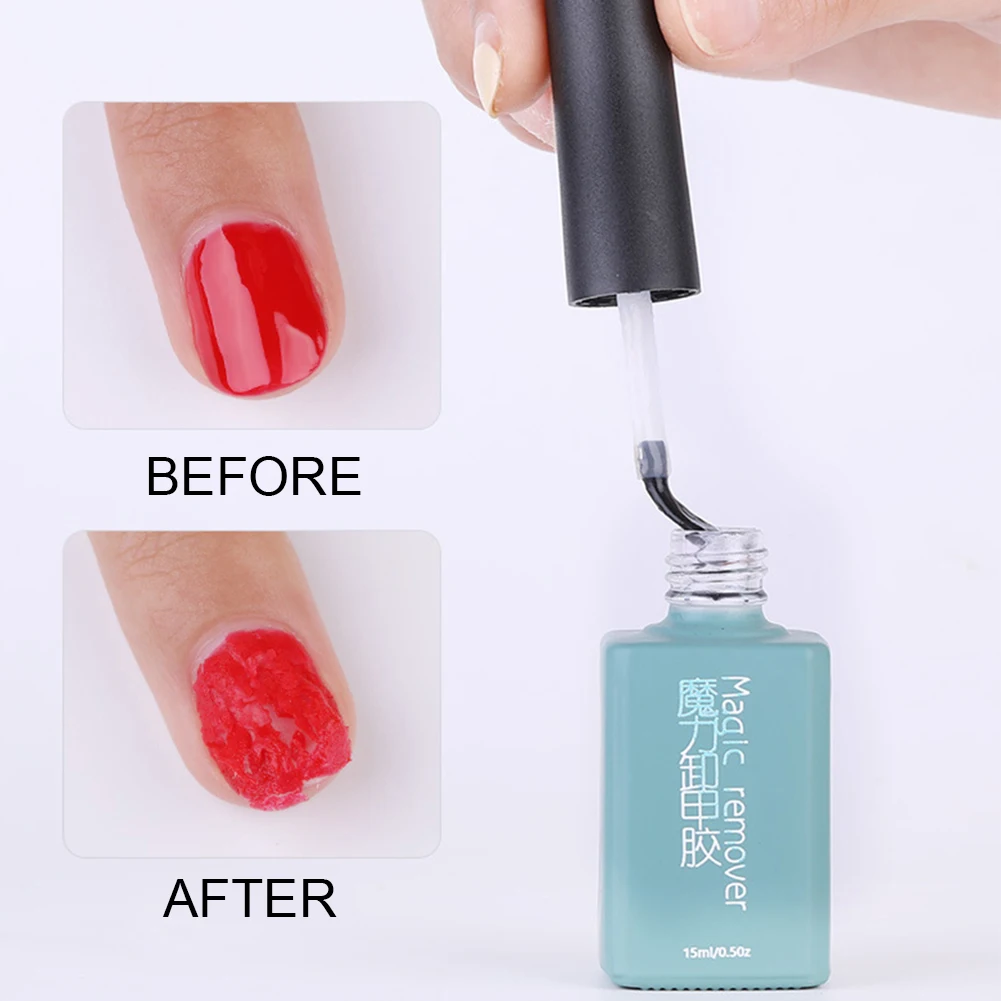 15 мл УФ светодиодный Гель-лак для ногтей Burst Magic Remover лак для ногтей r гель для удаления замачивания маникюра очищающая жидкость для ухода за кожей