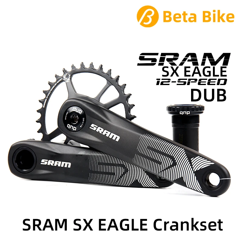 Sram Sx Eagle Crankset Cranks 170 175mm 34t Chainring Dub Bottom Bracket Mtb Cranksets