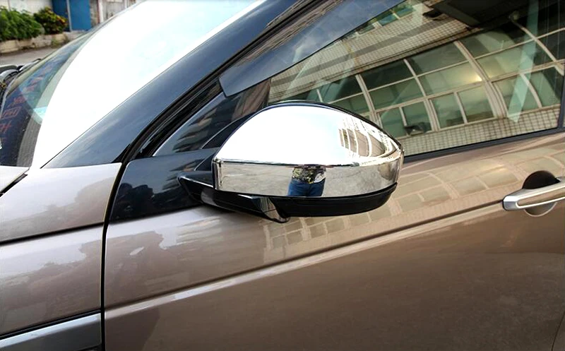 Автомобильный Стайлинг внешняя Боковая дверь зеркало заднего вида рамка Крышка отделка 2 шт для Land Rover Range Rover Evoque L551