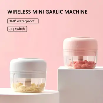 

Rechargeable Household Electric Vegetable Cutting Machine Vegetable Chopper Grinder Crusher Press For Nut Meat Fruit Machine