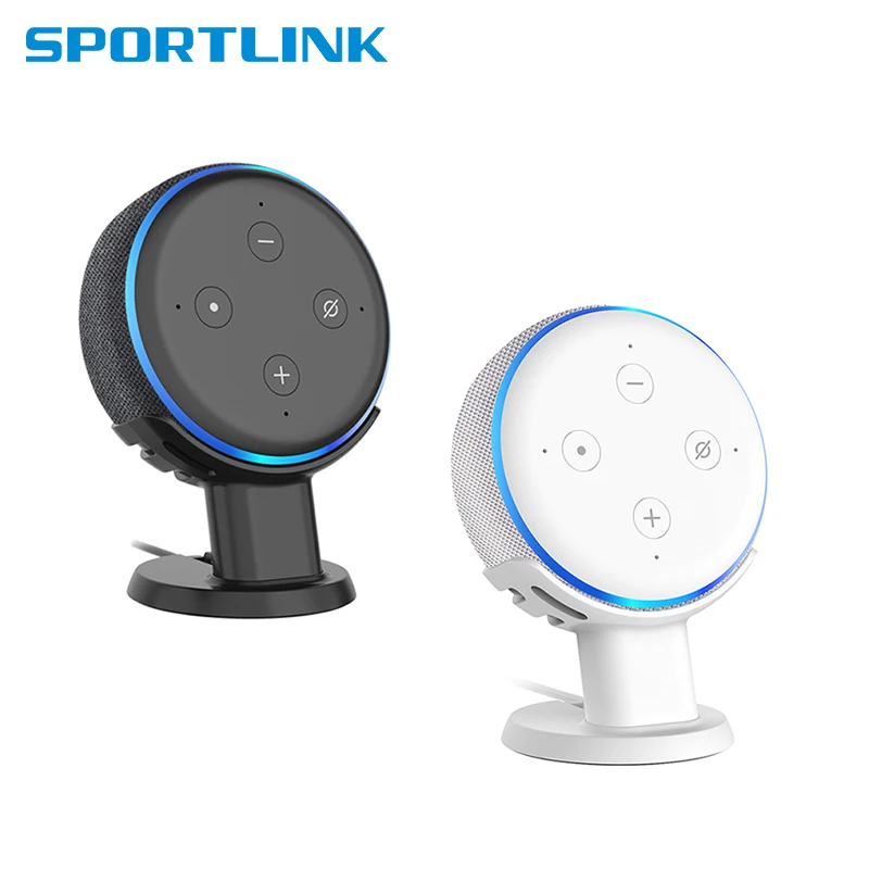 

SPORTLINK Outlet Desktop Table Holder For Amazon Echo 3rd Gen Generation Space Saving Stand Bracket Assistants Accessories