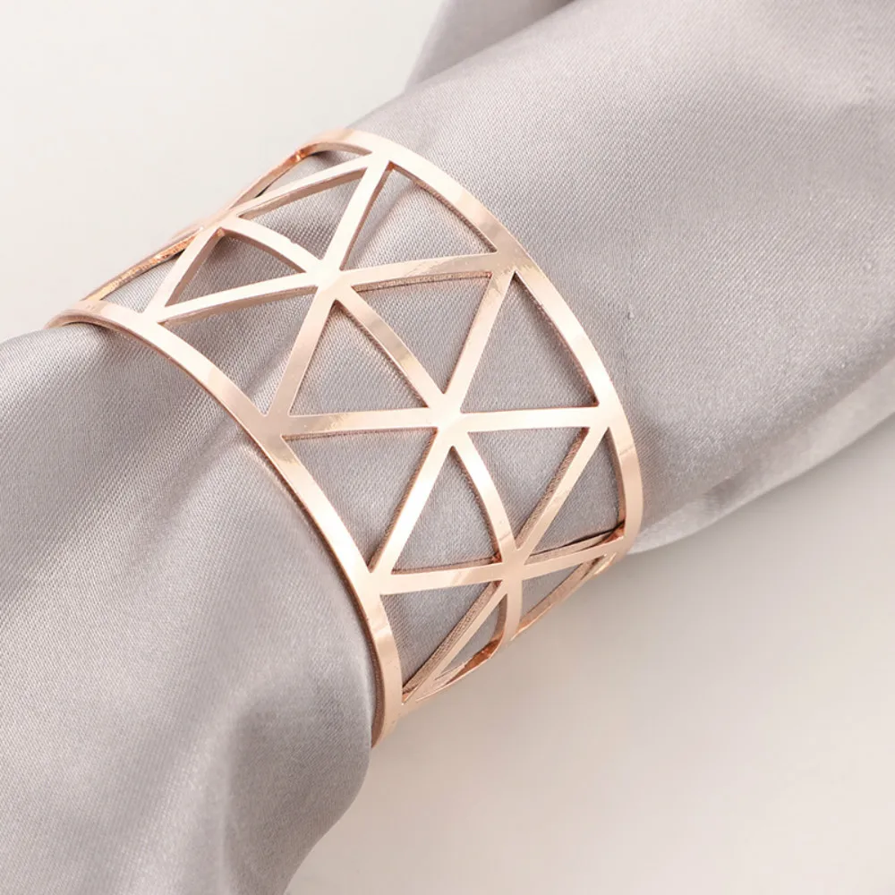 Alloy Napkin Rings Wedding Napkin Rings Decoration Ring Table Decoration Accessories For Dinner Table Party