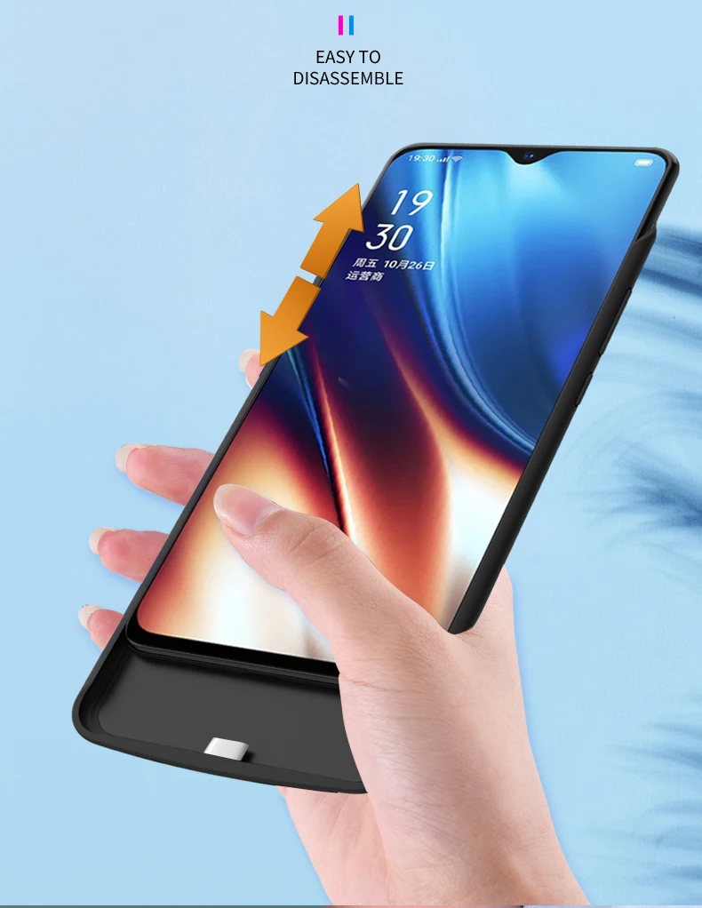 5000 мАч для OPPO K5, зарядка, портативный блок питания, внешний аккумулятор для OPPO K5, зарядное устройство, чехол, защитный чехол