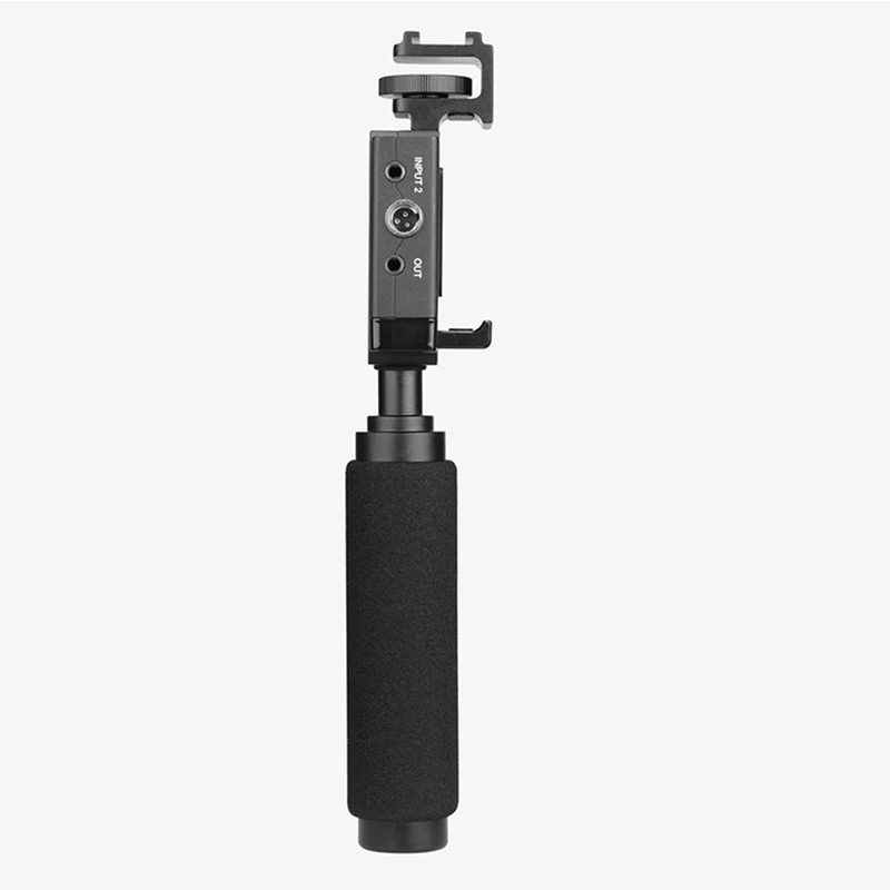 Saramonic UwMic9 SP-RX9 двойной UHF беспроводной приемник с миксером, креплением и стабилизационной ручкой для смартфонов apple iphone и android