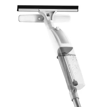 

Glass Cleaning Brush With Water Spray Window Cleaner Aluminum Long Handle Wiper And Cloth Combo