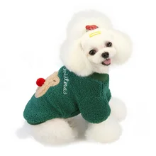 

Dog Clothes Winter Warm Christmas Jacket Puppy Sweet Clothing Hoodies For Outfit