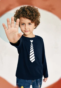 

Gentleman Bow Tie Funny Print Casual T Shirt for Child Boy Girl 3 4 5 6 7 8 9 10 Years Hip Hop Kids T-shirt Teen Autumn Clothes