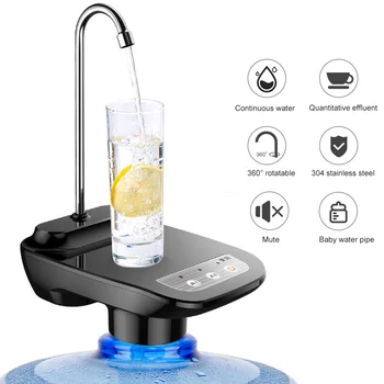 

Electric Water Dispenser Wireless Portable Electric Automatic Water Pump Bucket Bottle Dispenser USB Rechargeable For home