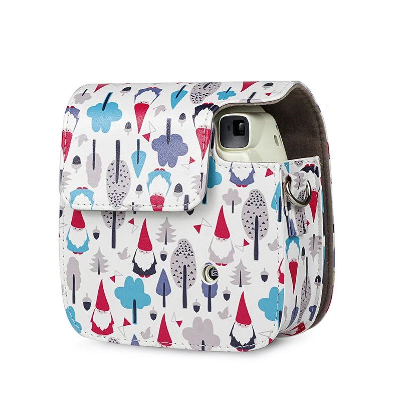 Чехол для камеры Polaroid Fujifilm Instax Mini 8/8+/9 Рождественская сумка из искусственной кожи наплечная сумка для камеры Mini8 Mini8