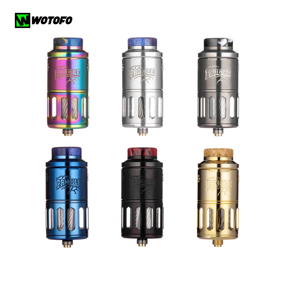 Оригинальный профиль Wotofo RDTA 6 мл 25 мм с капельным наконечником 810 подходит для