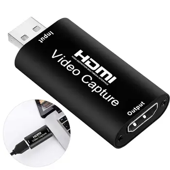 

Audio Video Capture Card HDMI to USB 1080P USB2.0 HD Live Streaming Recorder Box