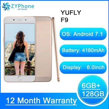 

4GB 64GB 6.0''FHD Snapdragon 653 Smartphone Octa Core 4G TLE Fingerprint 4180mAH Android 7.1 Mobile Phone YUFLY F9 Cheap
