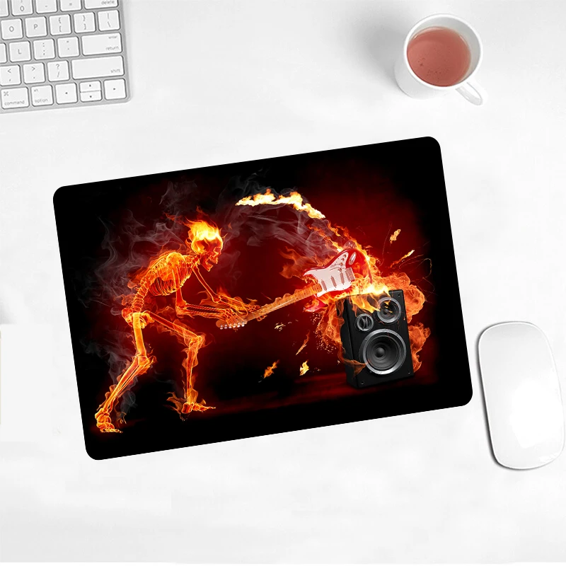 XGZ рекламный коврик для мыши 22x18 см для любителей музыки, любительская электрогитара, коврик для мыши, ноутбук, планшет, игровой плеер, коврик для мыши для Cs Go