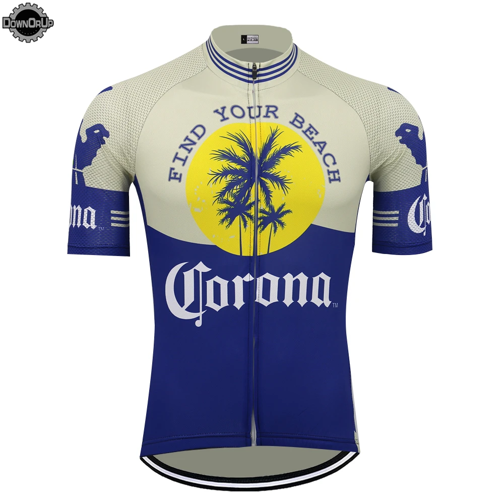 Camiseta de ciclismo de cerveza Corona, ropa de ciclismo de corta hombre, jersey de ciclismo de ropa de ciclismo, maillot de ciclismo MTB|Maillot de ciclismo| - AliExpress