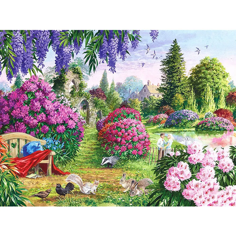 

GATYZTORY 5D Diamond Embroidery Landscape Full Square Painting Home Decoration New Arrival Mosaic Handmade Gift