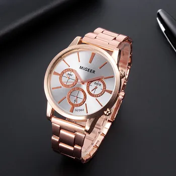 

Women Watches Simple Business Casual Temperament Ladies Clock Watch Three Eyes Delicate Female Alarm Watches Reloj Hombre 2020