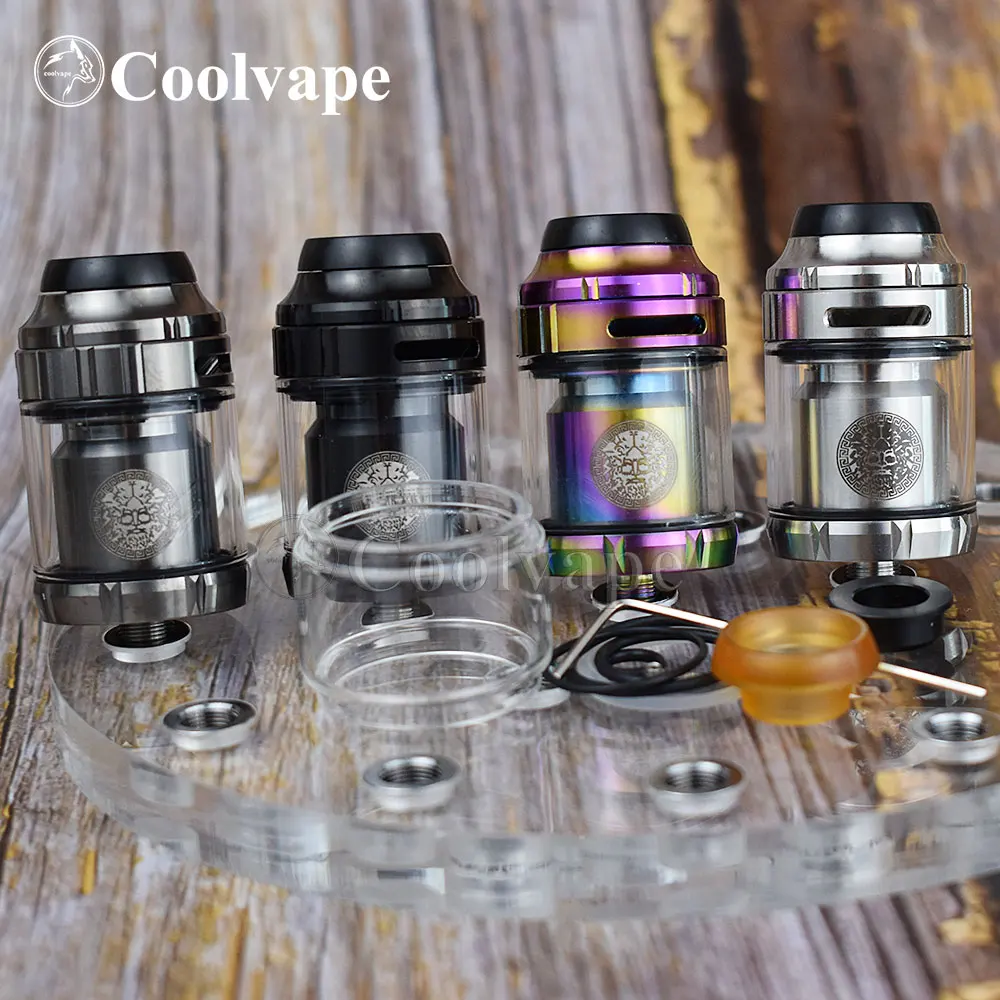 

coolvape Zeus RTA rta Atomizer tank vape Zeus mesh RTAmesh deck Atomizer Vape Tank 3.5ml 4.5ml tank capacity Vaporizer rta