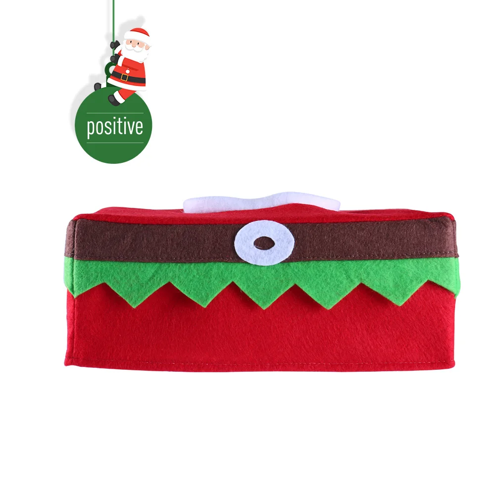 Коробка для салфеток чехол для хранения салфеток Рождественское украшение стола для дома