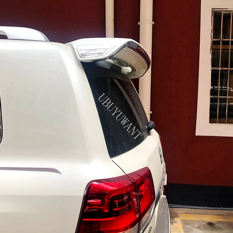 

For Toyota Land Cruiser LC200 2008-2019 ABS Rear Roof Spoiler With light Tail Trunk Boot Wing Decoration Car Styling