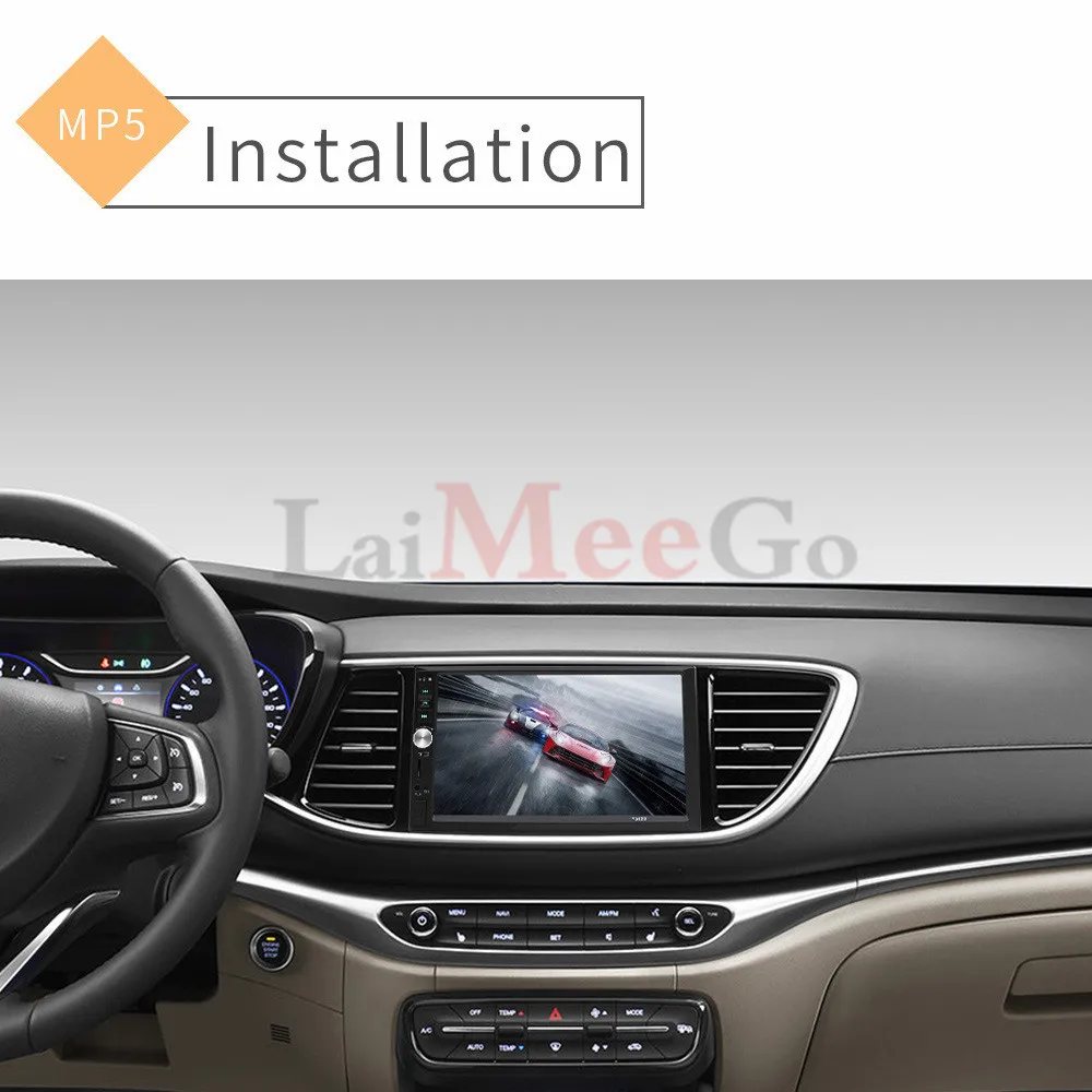2 Din Car Radio 7HD Autoradio Touch Screen MP5 Radio Player Bluetooth Car Multimedia USB Backup Camera Reverse Monitor (1)