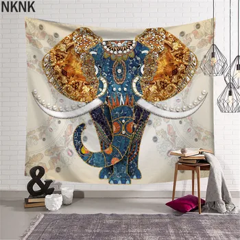 

Home Decoration New Indian Mandala Wind Elephant Tapestry Wall Hanging Throw Hippie Cover Dorm