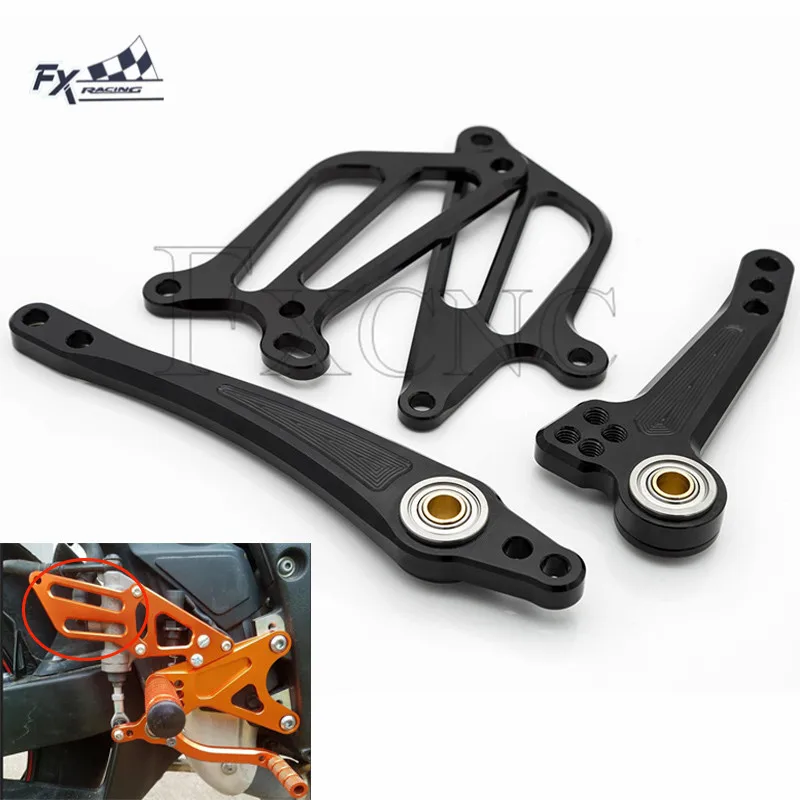 

CNC Motorcycle Rearset Foot Peg Brake Gear Shift Shifter Lever + Wing For Honda CBR500R CBR400R CB500F CB400F CBR 500 2013-2017