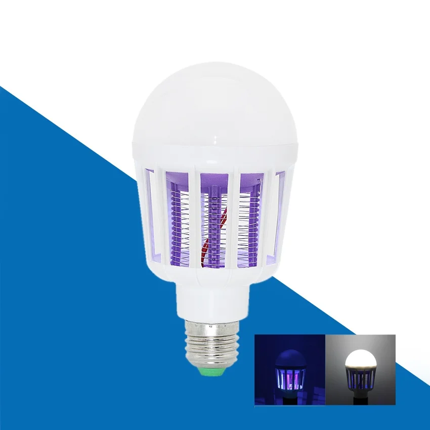 

E27 LED Bulb 2200V 110V Lamp Indoor 2 in 1 Mosquito Killer Insect Anti-Mosquito Repeller Killing Fly Bug Home Night Light