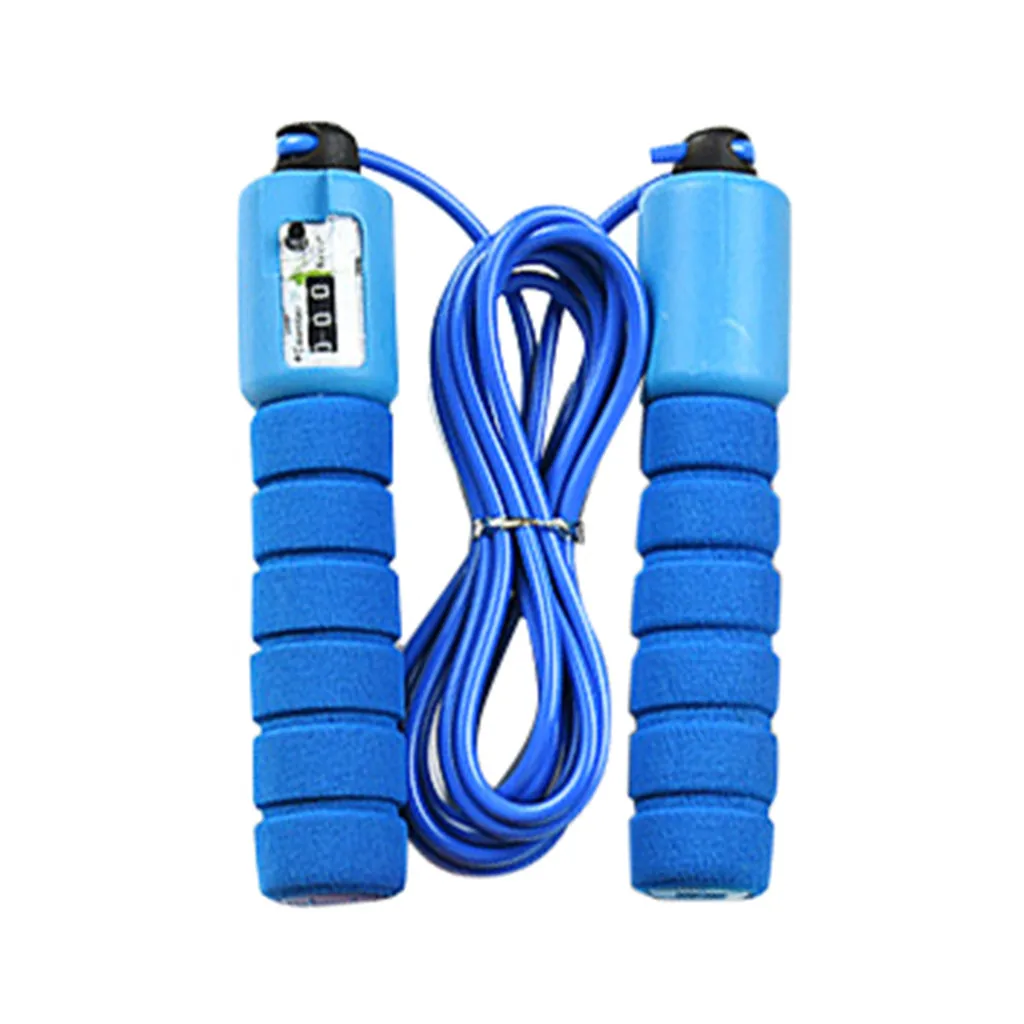 Jump Ropes With Counter Sports Fitness Adjustable Fast Speed Counting Jump Skip Rope Portable Durable Advanced Skipping Wire 319