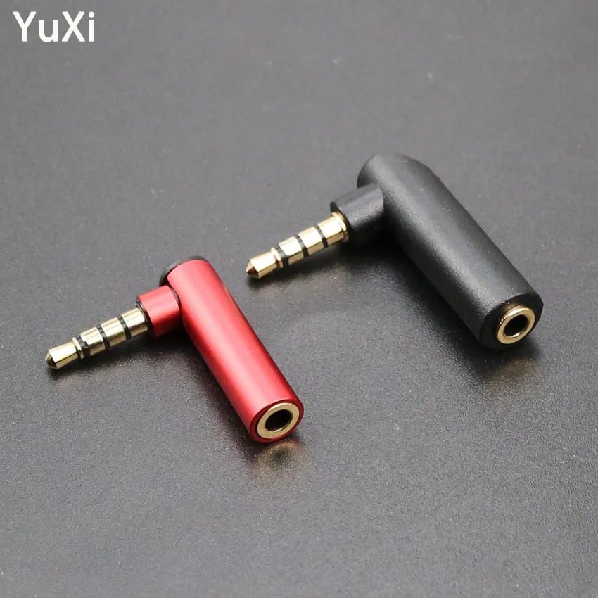 

YuXi 3.5mm Male to Female 90 Degree Right Angled Adapter Converter Headphone Audio Microphone Jack Stereo Plug Connector