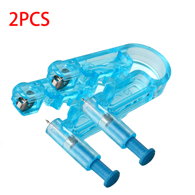 Ear Piercing Gun Kit Asepsis Disposable Healthy Safety Earring Piercer Tool Machine Kit Studs Nose Lip Septum Piercing
