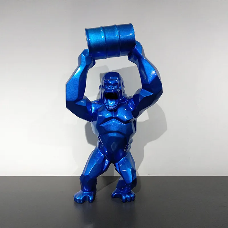 40cm American Creative Art Simulation Animal Statue Sculpture Resin Craft Home Decoration R3151 Gorilla Bust Orangutan | Дом и сад