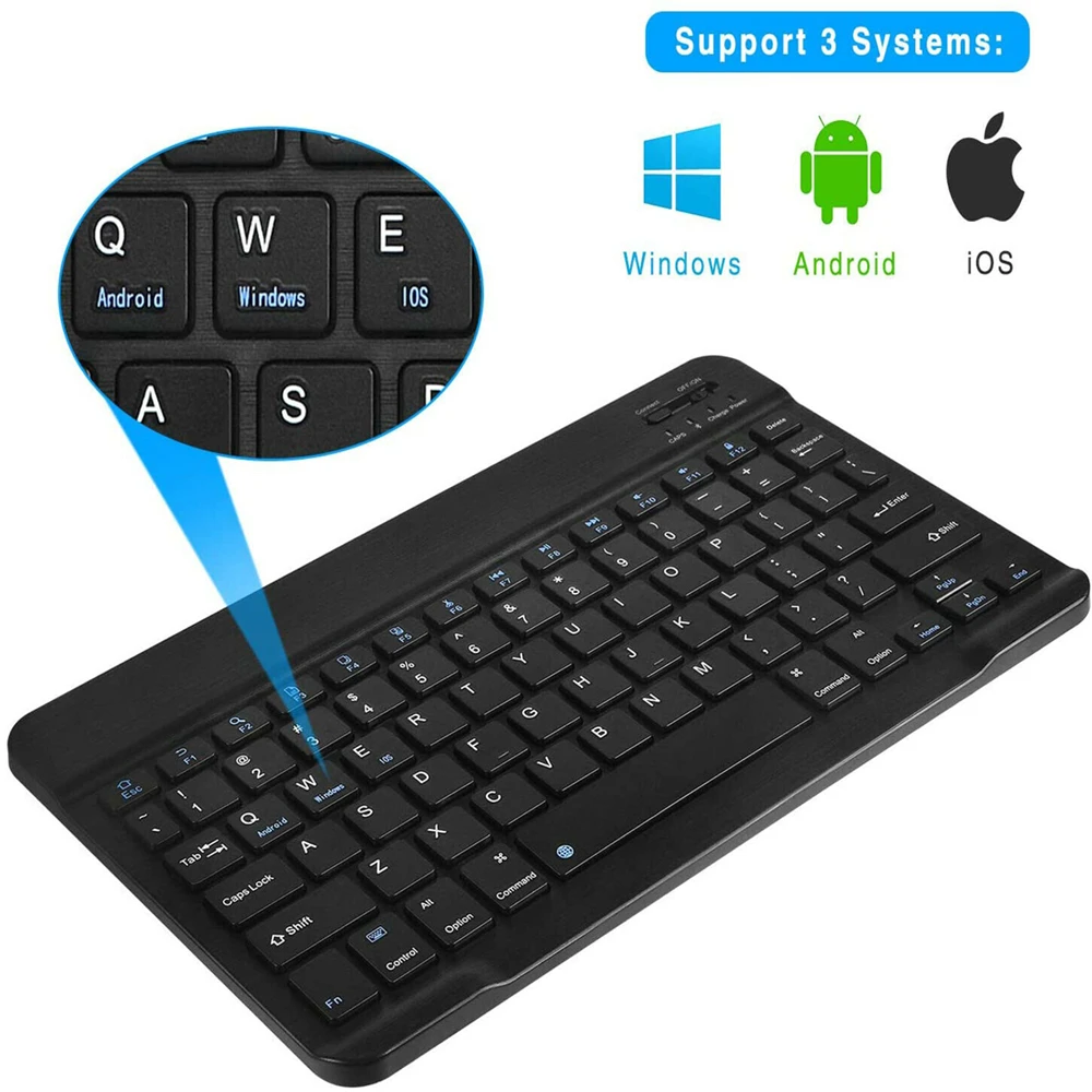 

IOS iPad2020 wireless bluetooth rechargeable Huawei M6 Samsung wireless bluetooth keyboard for iPad Android tablet Windows