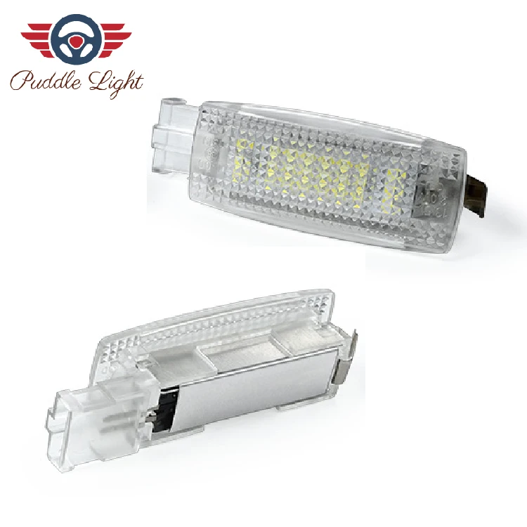 White Светодиодный подкладке солнцезащитный козырек LED-подсветка маленького зеркала лампы для чтения для Skoda Superb Seat Altea Альгамбра 2 Leon TOLEDO автомобильные аксессуары - Испускаемый цвет: White