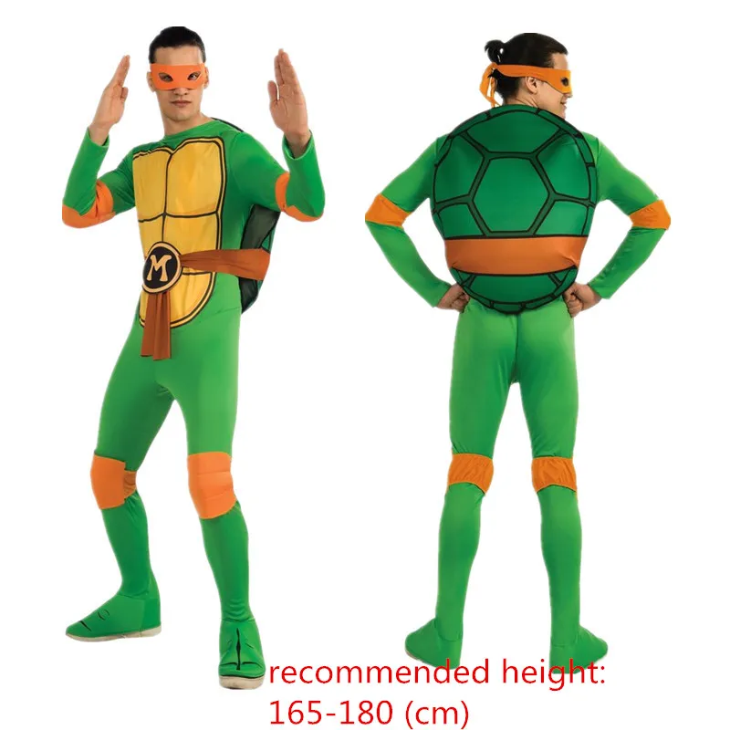 Костюм черепахи для взрослых, герой ниндзя, леonardo Rafael Metz, костюм для косплея, Хэллоуин, Рождественская вечеринка, игра, карнавал, Мужская игровая форма